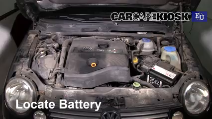 1999 Volkswagen Lupo TDI 1.4L 3 Cyl. Turbo Diesel Battery Replace